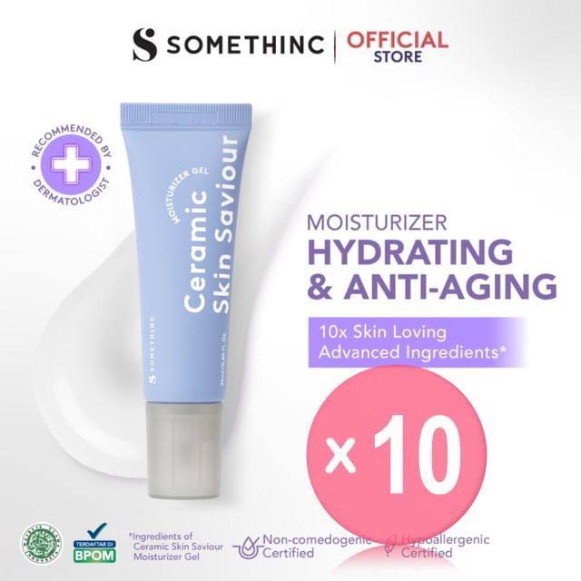 SOMETHINC-Ceramic Skin Saviour Moisturizer Gel 10pcs Bundle Set