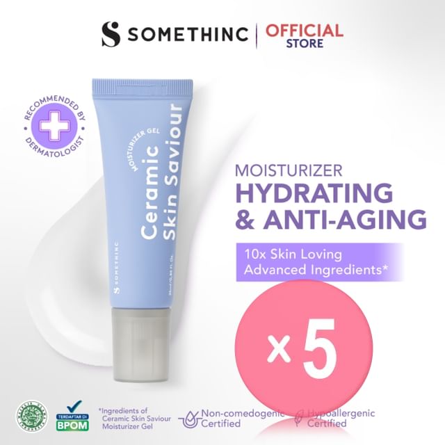 SOMETHINC-Ceramic Skin Saviour Moisturizer Gel 5pcs Bundle Set