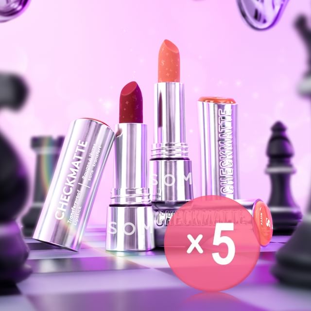 SOMETHINC-Checkmatte Transferproof Lipstick 5pcs Bundle Set
