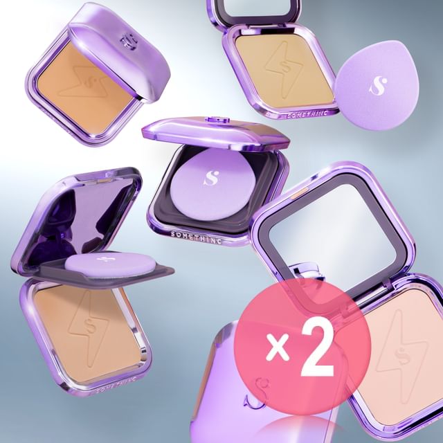 SOMETHINC-Copy Paste CoverBlur Powder Foundation 2pcs Bundle Set
