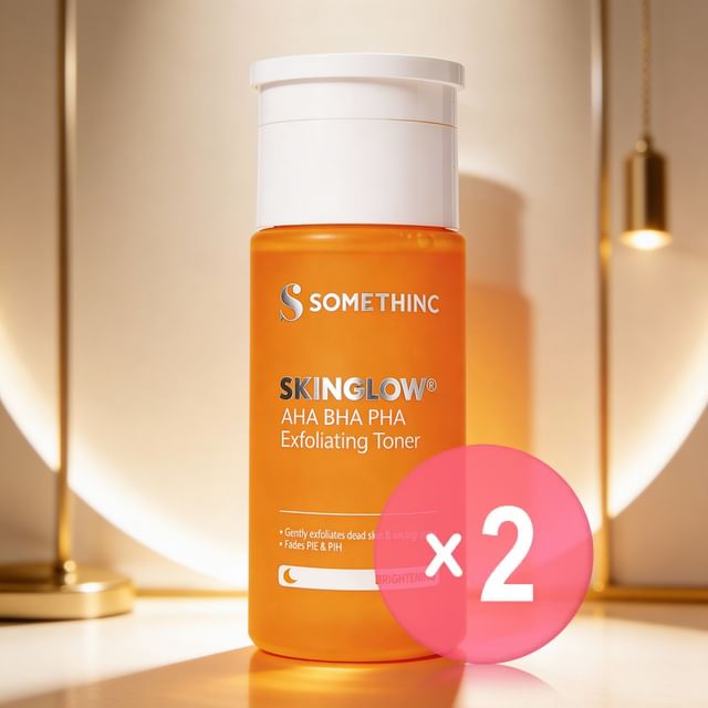 SOMETHINC-SKINGLOW AHA BHA PHA Exfoliating Toner 2pcs Bundle Set