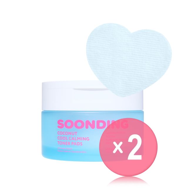 SOONDING-Coconut Cool Calming Toner Pads 2pcs Bundle Set