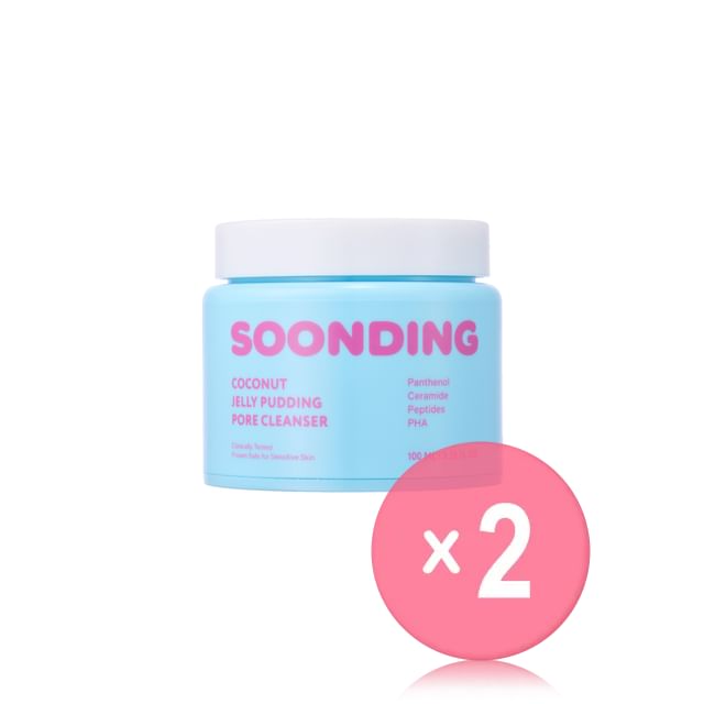 SOONDING-Coconut Jelly Pudding Pore Cleanser 2pcs Bundle Set