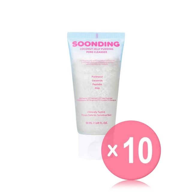 SOONDING-Coconut Jelly Pudding Pore Cleanser Mini 10pcs Bundle Set