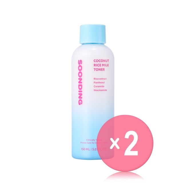 SOONDING-Coconut Rice Milk Toner 2pcs Bundle Set