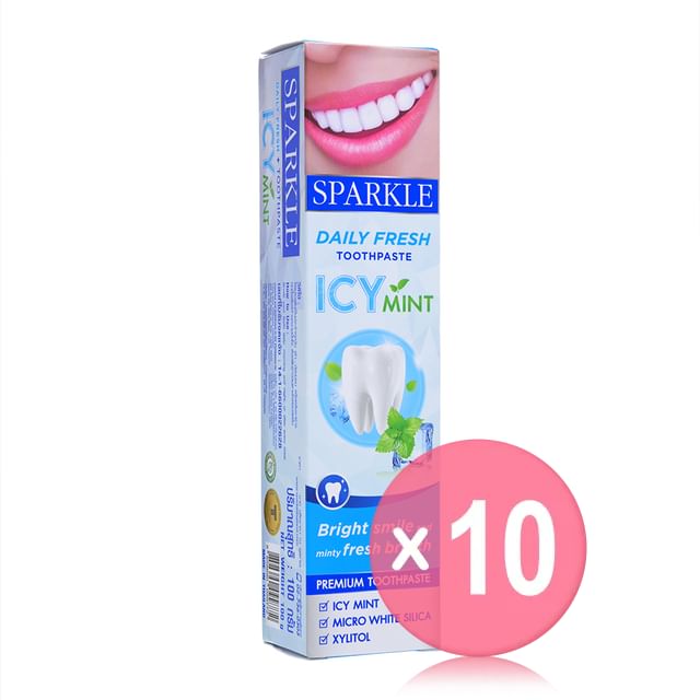 SPARKLE-Daily Fresh Toothpaste Icy Mint 10pcs Bundle Set