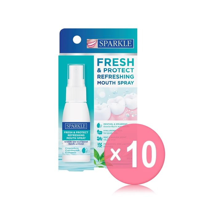 SPARKLE-Fresh Protect Refreshing Mouth Spray 10pcs Bundle Set