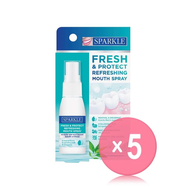 SPARKLE-Fresh Protect Refreshing Mouth Spray 5pcs Bundle Set