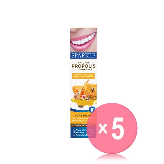 SPARKLE-Natural Propolis Toothpaste 5pcs Bundle Set