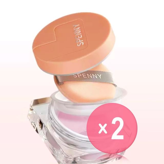 SPENNY-Soft Focus Make Up Powder - 2 Colors 2pcs Bundle Set