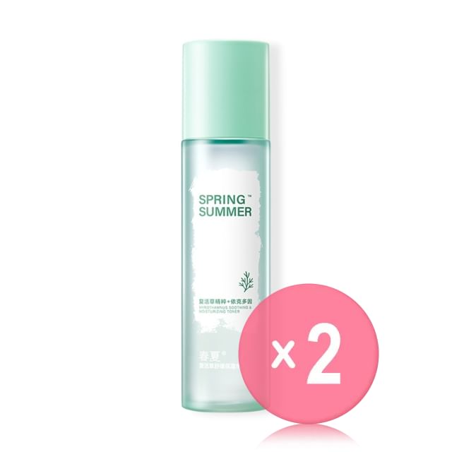 SPRING SUMMER-Myrothamnus Soothing Moisturizing Toner 2pcs Bundle Set
