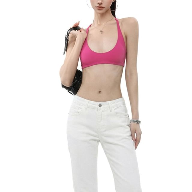 SPUCIKLEI-Halter Neck Bra Top