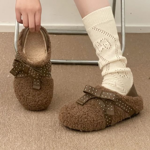 STEPUP-Hidden Wedge Fleece Ankle Snow Boots
