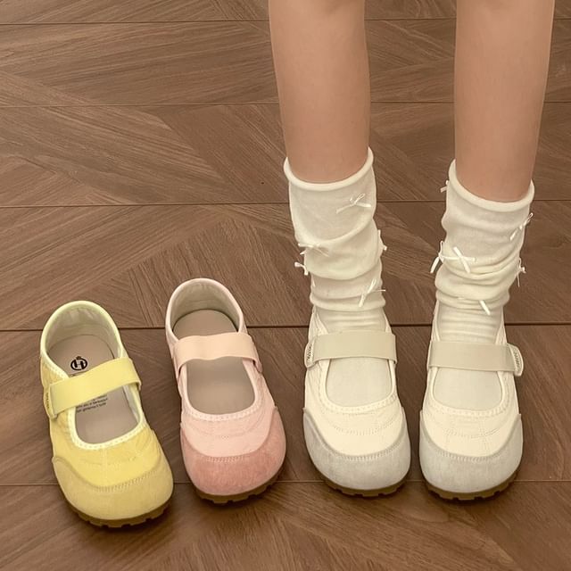 STEPUP-Plain Mary Jane Flats
