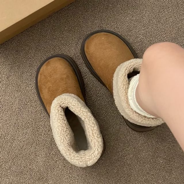 STEPUP-Platform Short Snow Boots