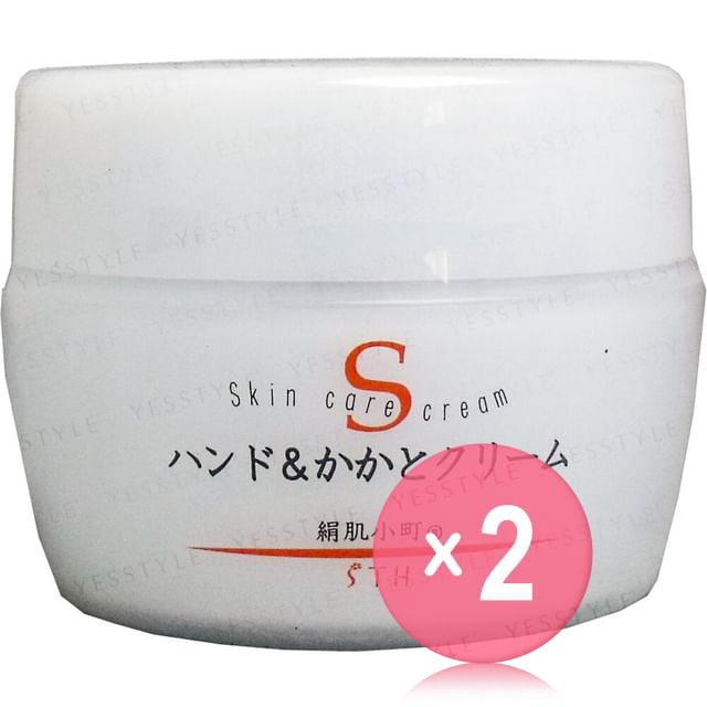 STH-KINUHADAKOMACHI Hand Heel Cream Jar Type 2pcs Bundle Set