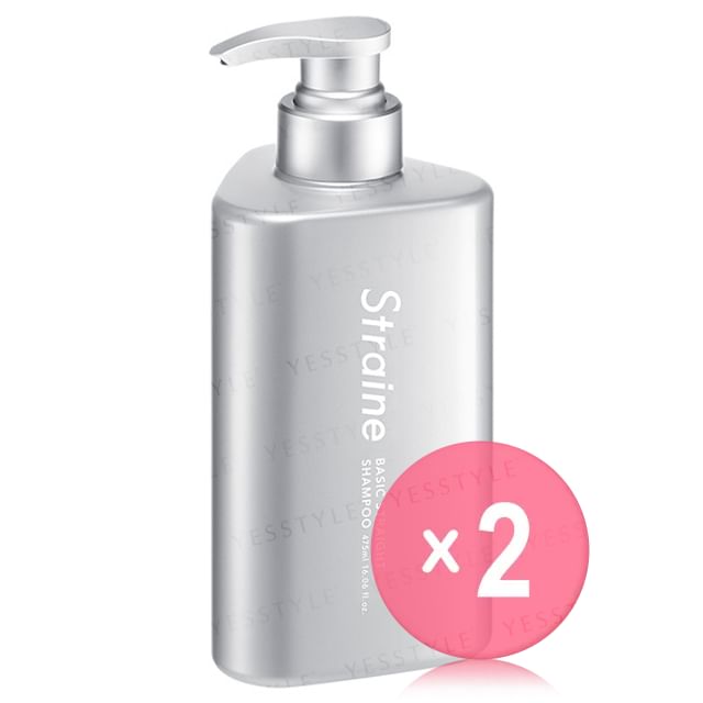 Straine-Basic Straight Shampoo 2pcs Bundle Set