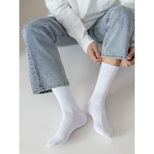 Strideling-Set Of 2 Pairs Plain Socks