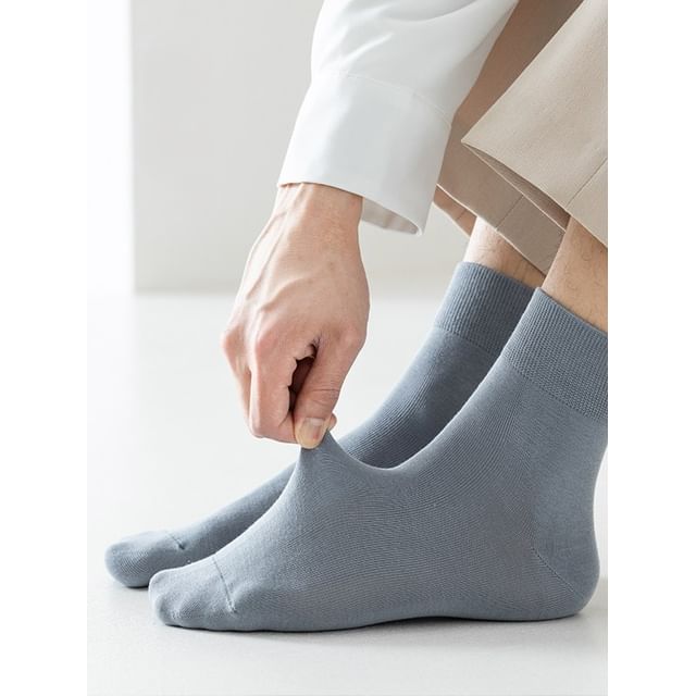 Strideling-Set Of 3 Pairs Plain Socks