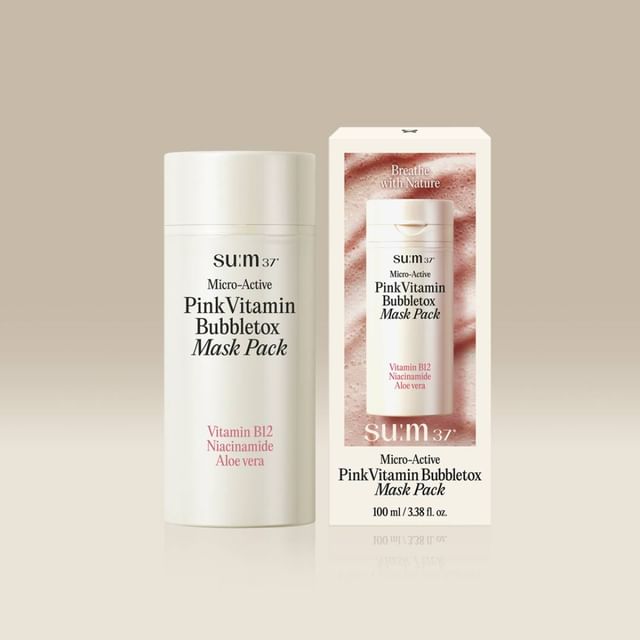 su-m37-Micro-Active Pink Vitamin Bubbletox Mask Pack