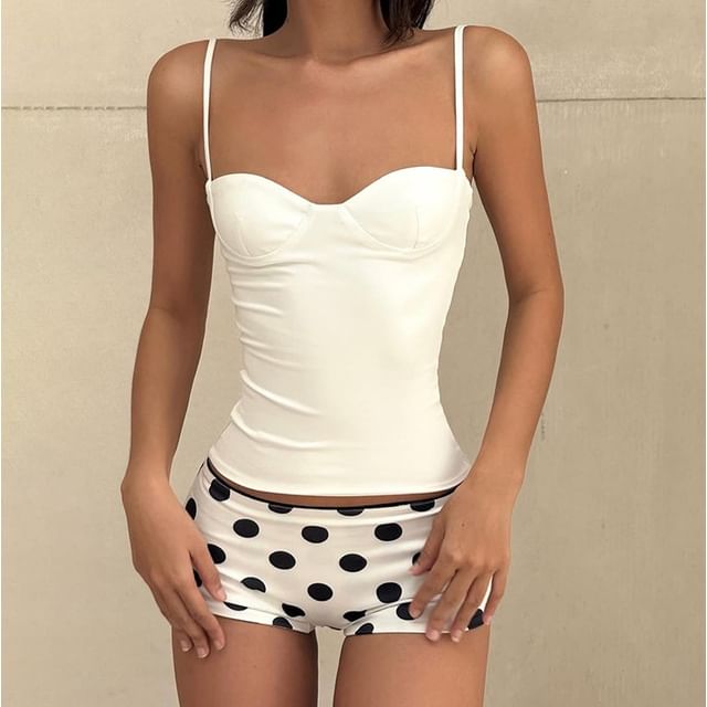 Sugarcoat-Plain Camisole Top