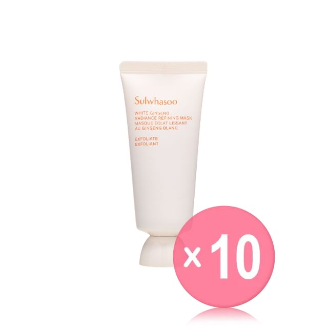 Sulwhasoo-White Ginseng Radiance Refining Mask Mini 10pcs Bundle Set