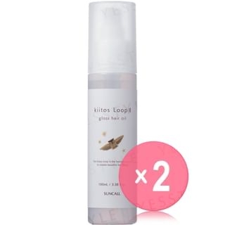 SUNCALL-kiitos Loop Gloss Hair Oil 100ml 2pcs Bundle Set