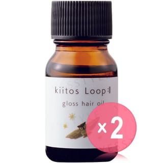SUNCALL-kiitos Loop Gloss Hair Oil 10ml 2pcs Bundle Set