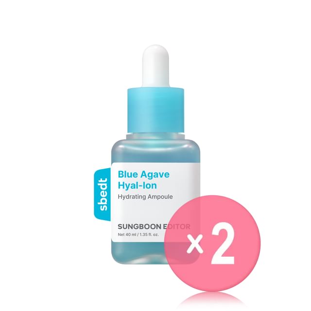 SUNGBOON EDITOR-Blue Agave Hyal-Ion Hydrating Ampoule 2pcs Bundle Set