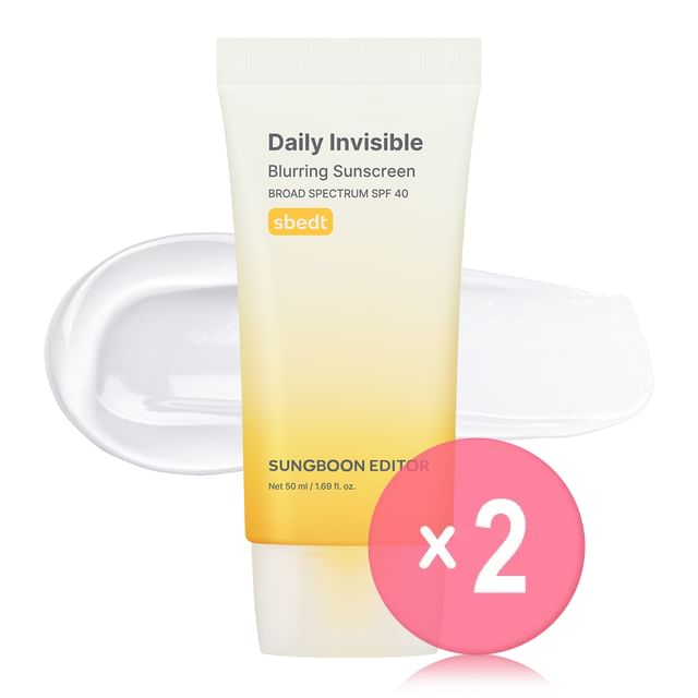 SUNGBOON EDITOR-Daily Invisible Blurring Sunscreen 2pcs Bundle Set