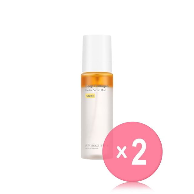 SUNGBOON EDITOR-Deep Collagen Barrier Serum Mist 2pcs Bundle Set