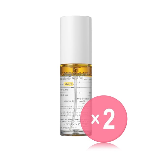 SUNGBOON EDITOR-Deep Collagen Barrier Serum Mist Mini 2pcs Bundle Set