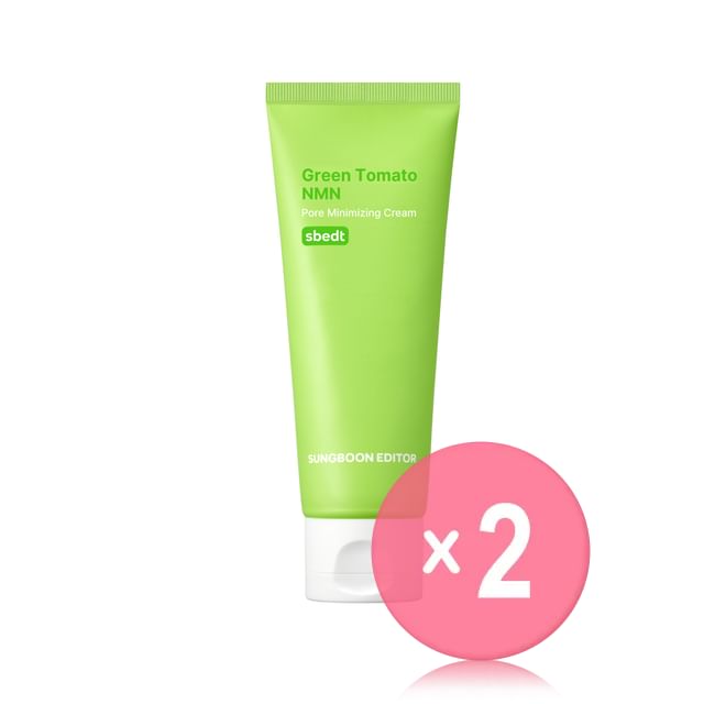 SUNGBOON EDITOR-Green Tomato NMN Pore Minimizing Cream 2pcs Bundle Set