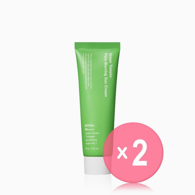 SUNGBOON EDITOR-Green Tomato Pore Blurring Sun Cream 2pcs Bundle Set
