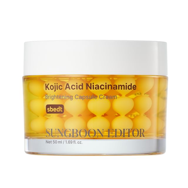 SUNGBOON EDITOR-Kojic Acid Niacinamide Brightening Capsule Cream - Crème capsules éclaircissante-50 G