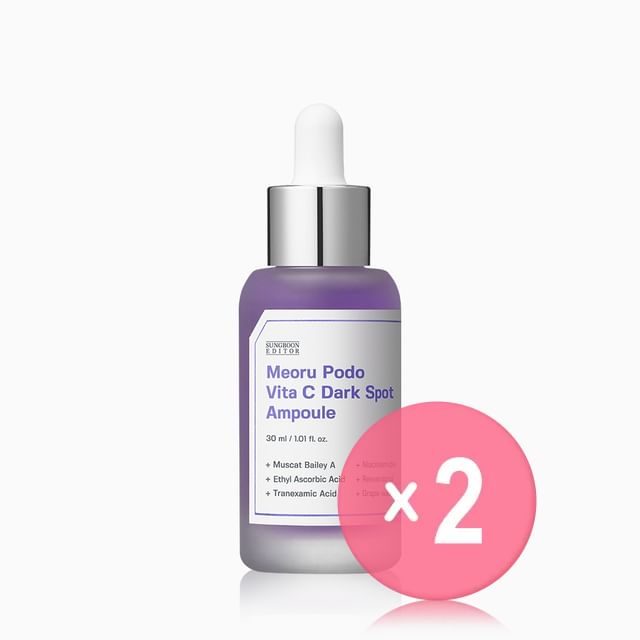 SUNGBOON EDITOR-Meoru Podo Vita C Dark Spot Ampoule 2pcs Bundle Set