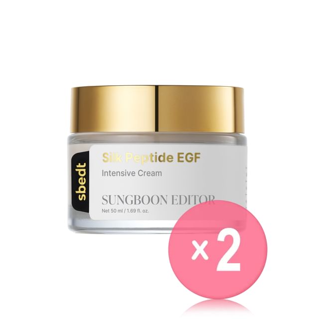 SUNGBOON EDITOR-Silk Peptide EGF Intensive Cream 2pcs Bundle Set