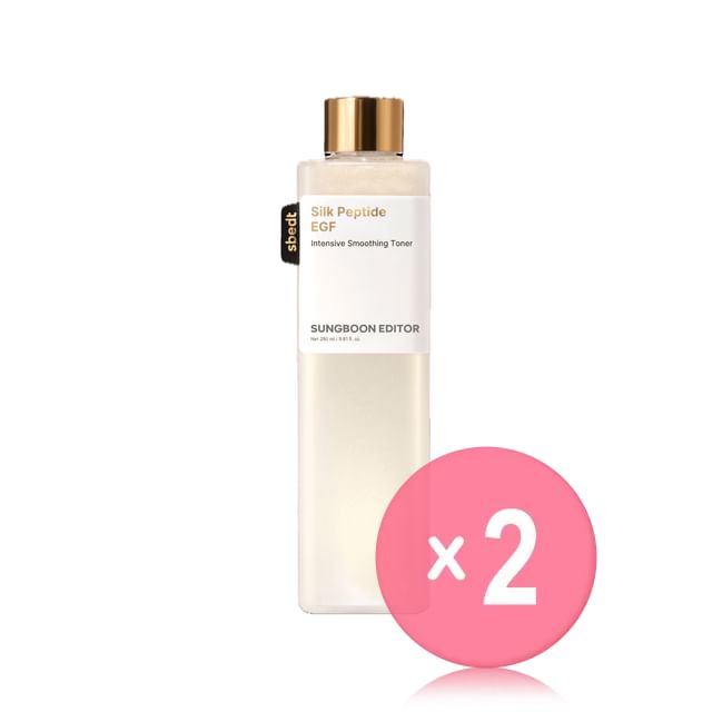 SUNGBOON EDITOR-Silk Peptide EGF Intensive Smoothing Toner 2pcs Bundle Set