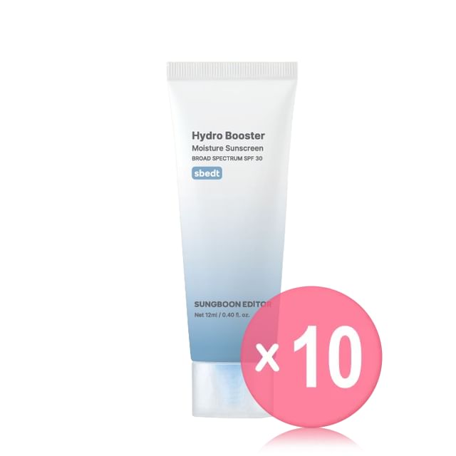 SUNGBOON EDITOR-YesStyle Exclusive Hydro Booster Moisture Sunscreen Mini 10pcs Bundle Set