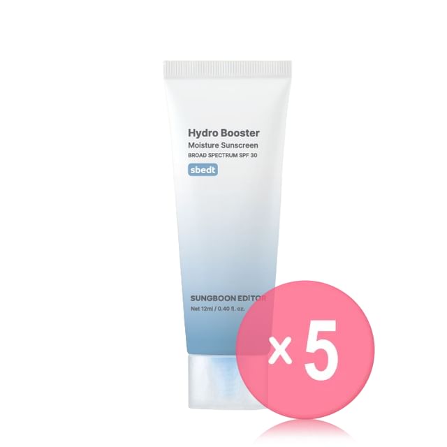 SUNGBOON EDITOR-YesStyle Exclusive Hydro Booster Moisture Sunscreen Mini 5pcs Bundle Set