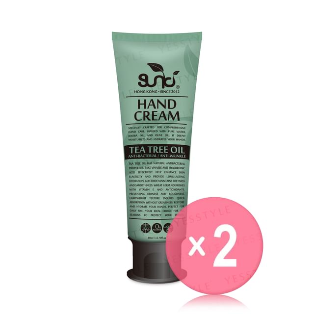 Sunki-Tea Tree Oil Hand Cream 2pcs Bundle Set