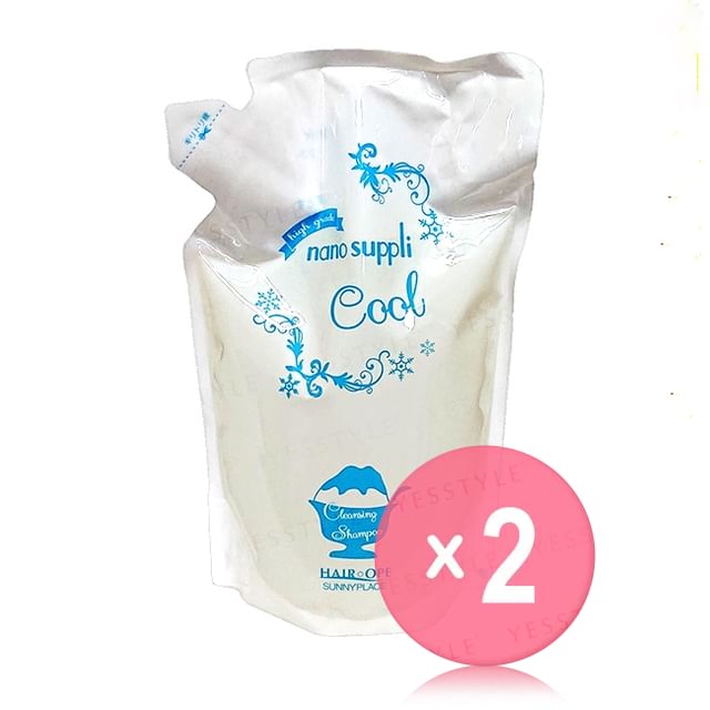SUNNYPLACE-Nano Suppli High Grade Cleansing Shampoo Cool 2pcs Bundle Set