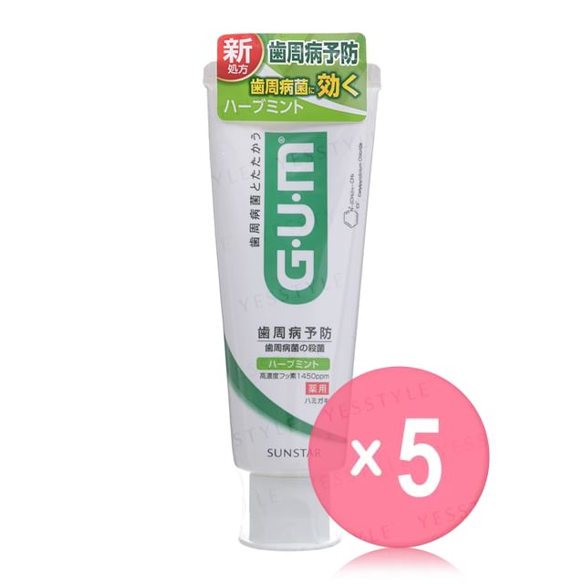 Sunstar-Gum Toothpaste 5pcs Bundle Set