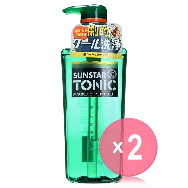 Sunstar-Tonic Refreshing Scalp Care Shampoo 2pcs Bundle Set
