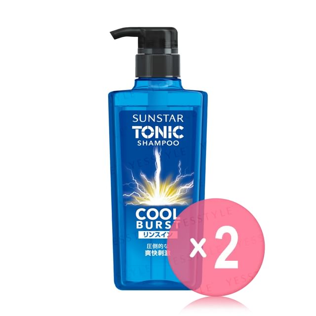 Sunstar-Tonic Shampoo Cool Burst Rinse-in 2pcs Bundle Set