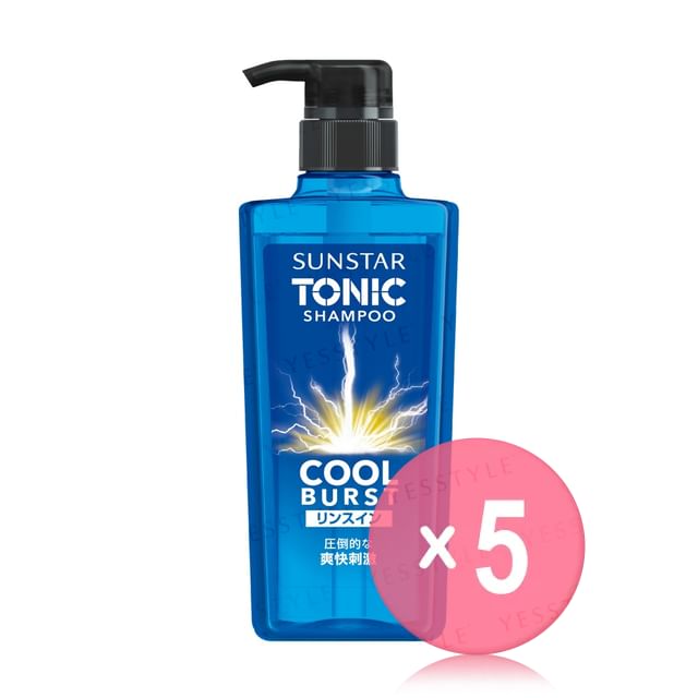 Sunstar-Tonic Shampoo Cool Burst Rinse-in 5pcs Bundle Set