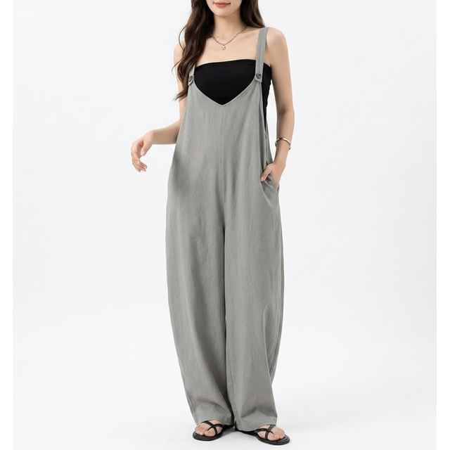 Supernova-Plain Baggy Jumper Pants