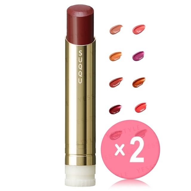 SUQQU-Moisture Glaze Lipstick 2pcs Bundle Set
