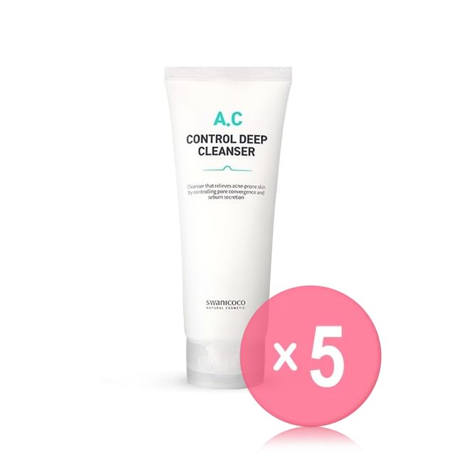 SWANICOCO-AC Control Deep Cleanser 5pcs Bundle Set