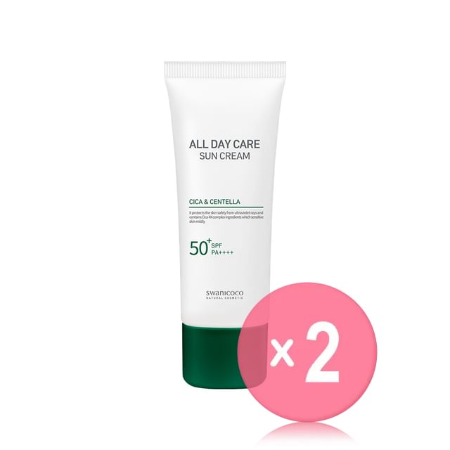 SWANICOCO-All Day Care Cica Centella Suncream 2pcs Bundle Set